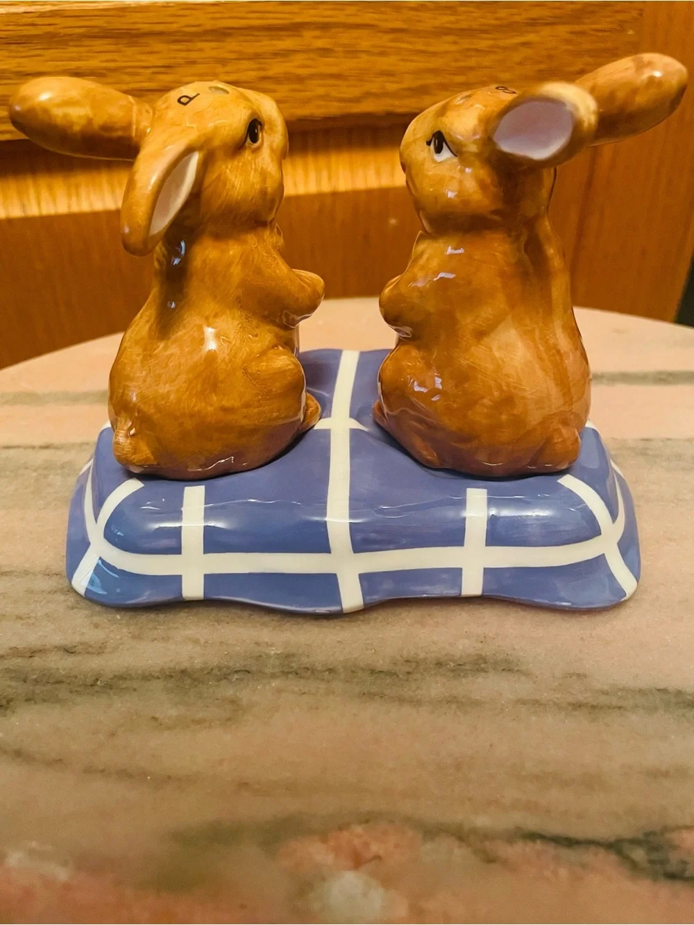Salt and Pepper Shaker Set Rabbit Bunny Pier One